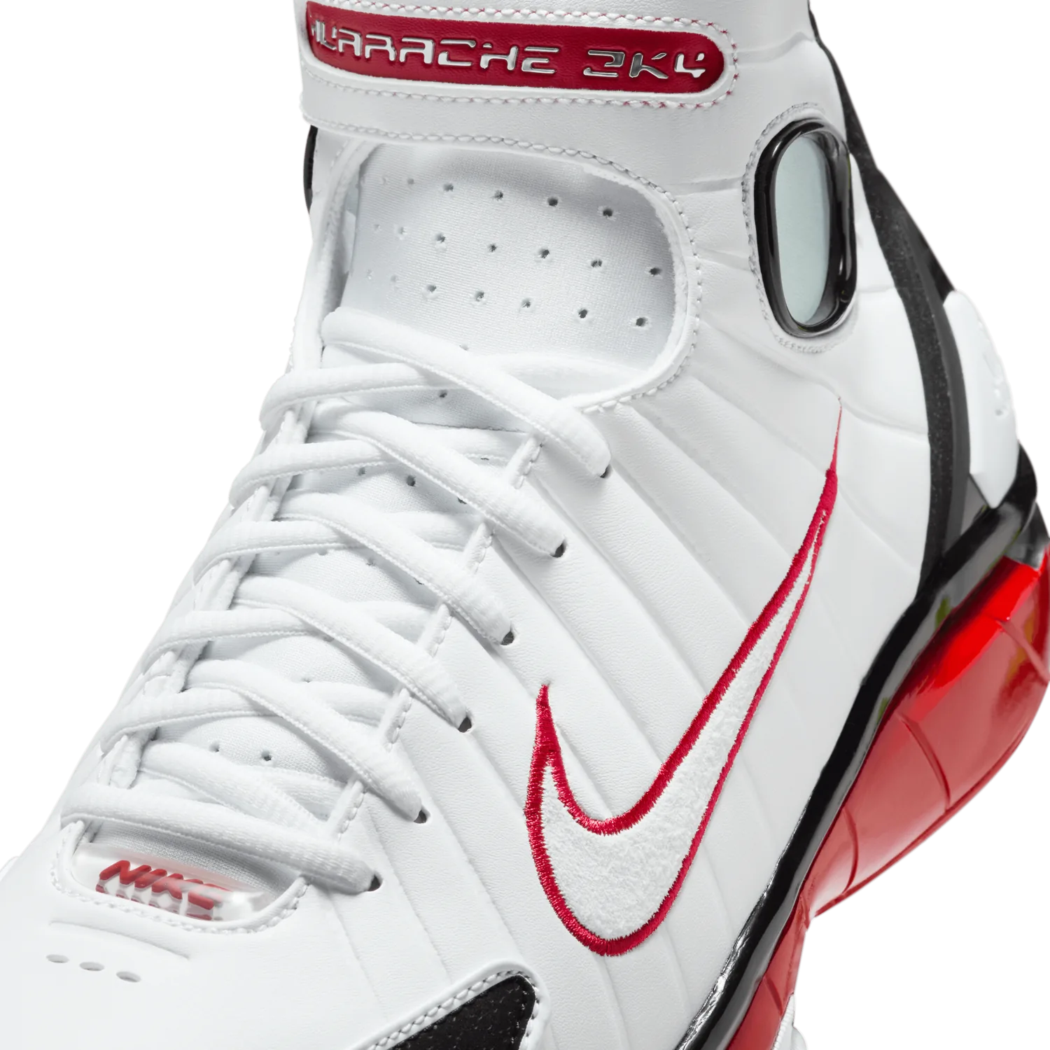 Nike Air Zoom Huarache 2K4 White Varsity Red image 9