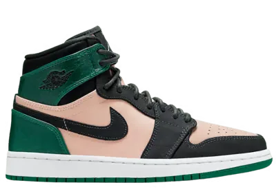 Jordan 1 Retro High Bio Beige Anthracite Mystic Green (W)