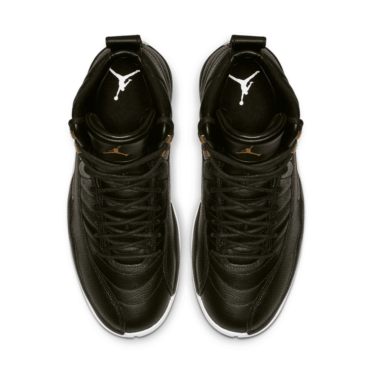 Air Jordan 12 Retro Black Metallic Gold White (W) image 3