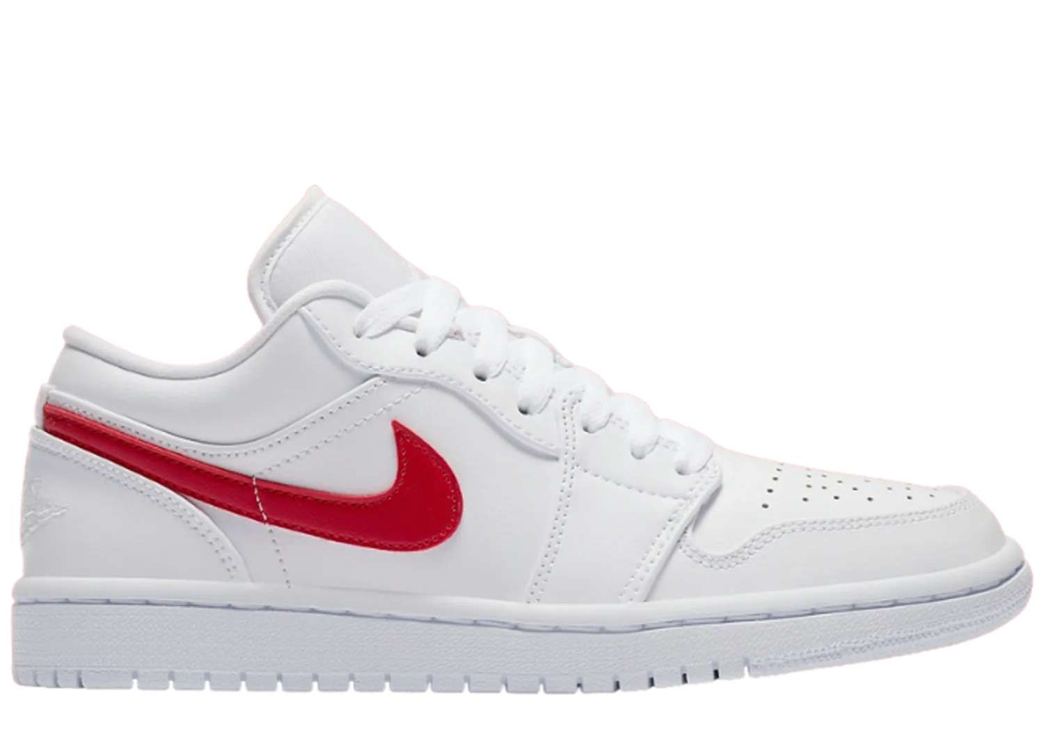 Jordan 1 Low White University Red (W)