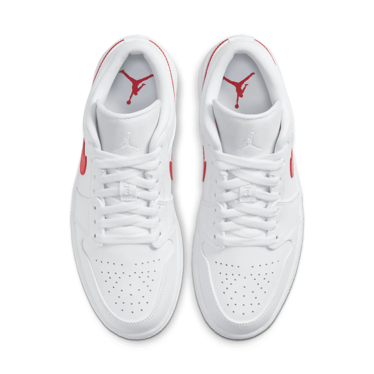 Jordan 1 Low White University Red (W) image 3