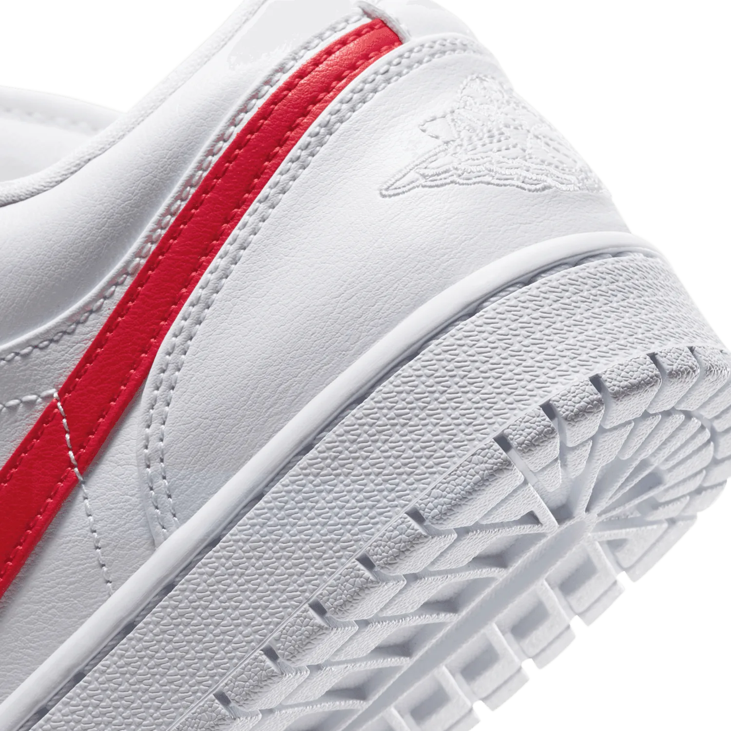 Jordan 1 Low White University Red (W) image 7