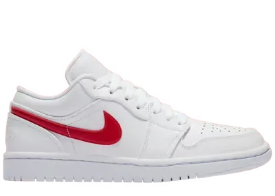 Jordan 1 Low White University Red (W)