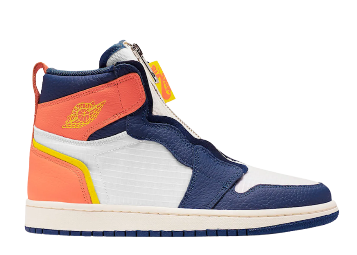 Jordan 1 Retro High Zip Blue Void Turf Orange (W)