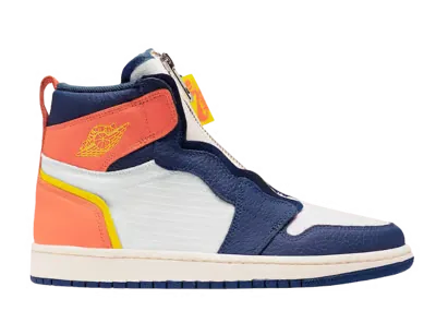 Jordan 1 Retro High Zip Blue Void Turf Orange (W)