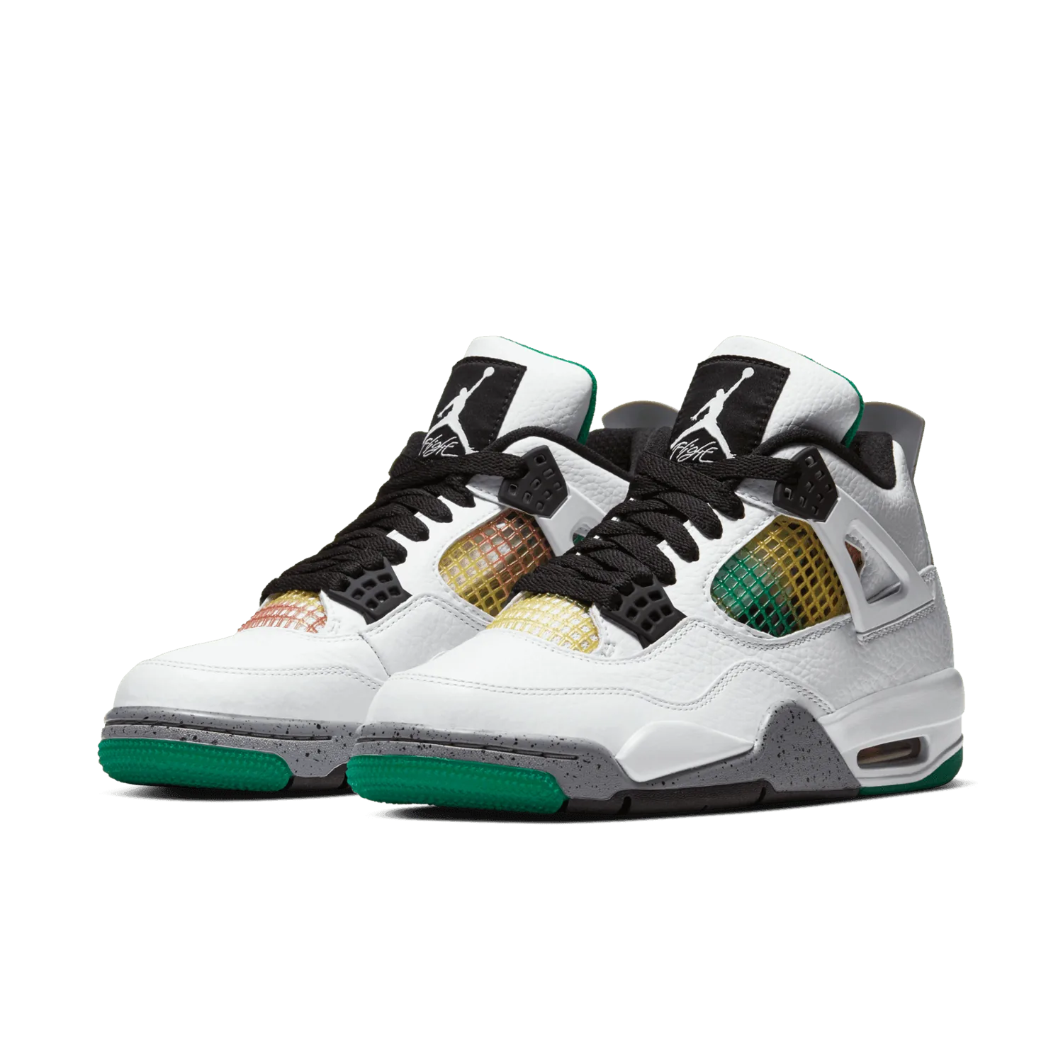 Air Jordan 4 Retro Lucid Green Rasta (W) image 5