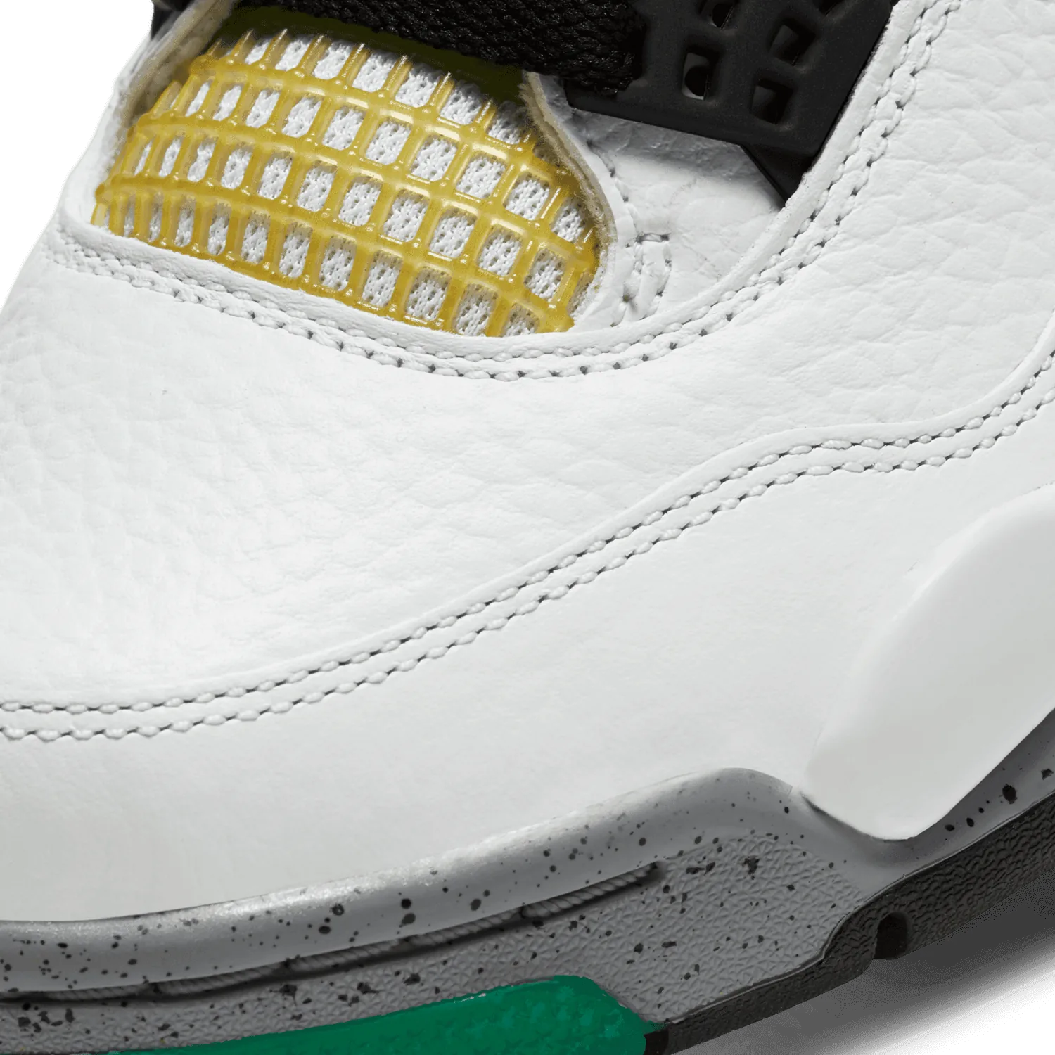 Air Jordan 4 Retro Lucid Green Rasta (W) image 9