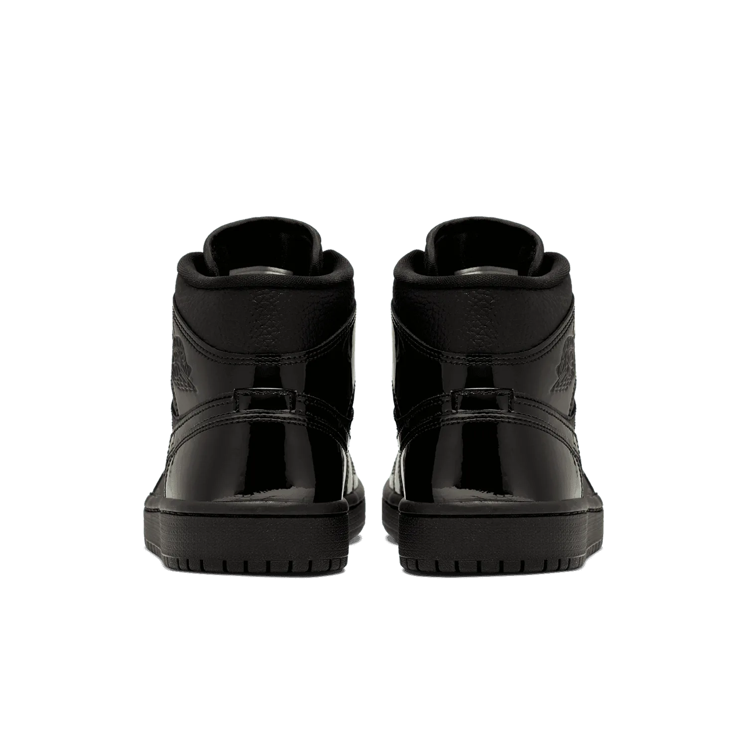 Jordan 1 Mid Patent Triple Black (W) image 5