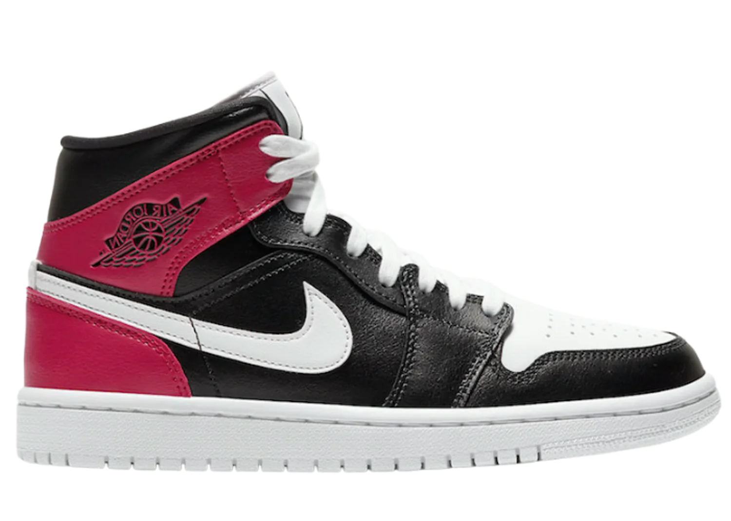 Jordan 1 Mid Black Noble Red (W)