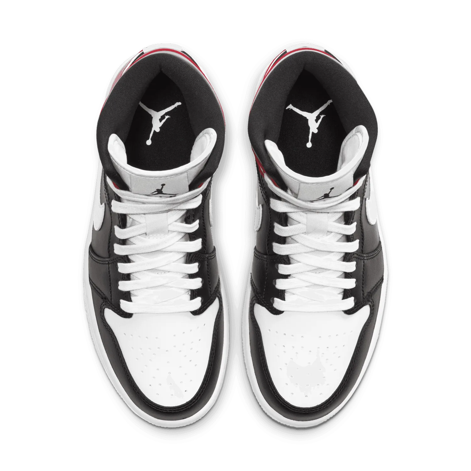 Jordan 1 Mid Black Noble Red (W) image 3