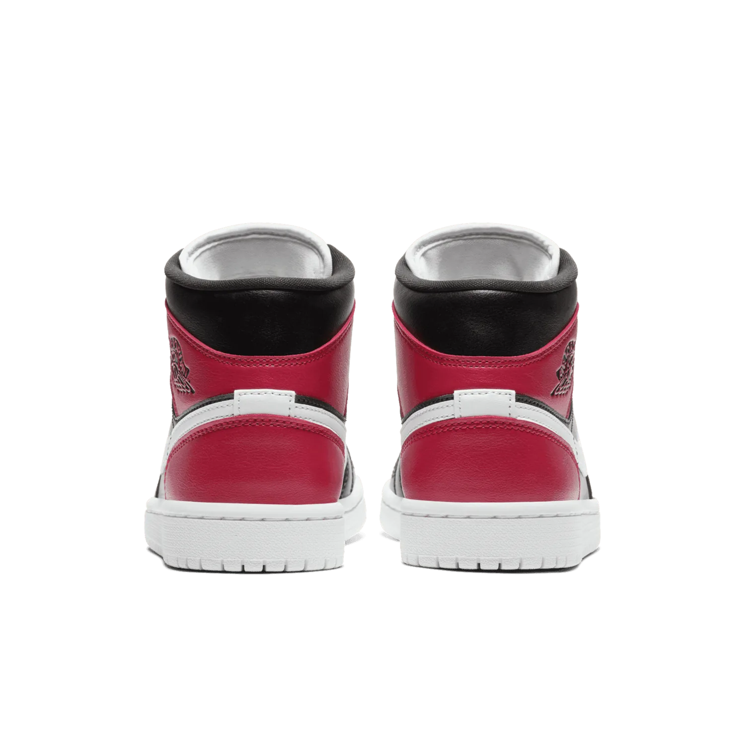 Jordan 1 Mid Black Noble Red (W) image 5