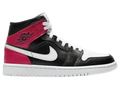 Jordan 1 Mid Black Noble Red (W)