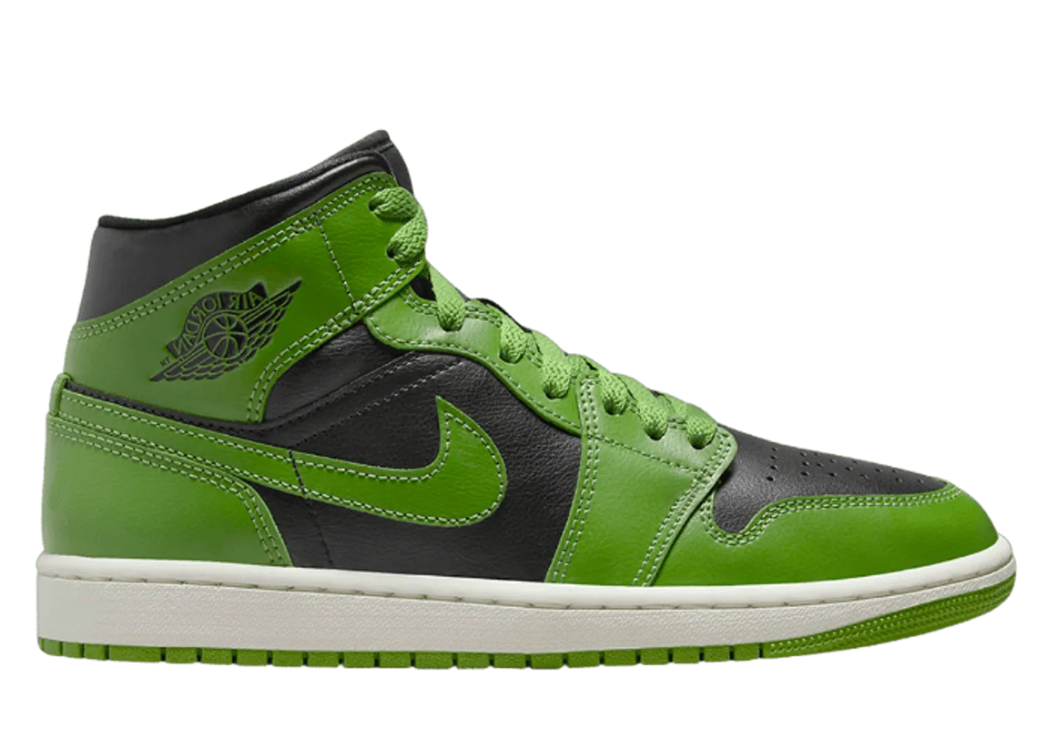 Jordan 1 Mid Black Altitude Green (W)