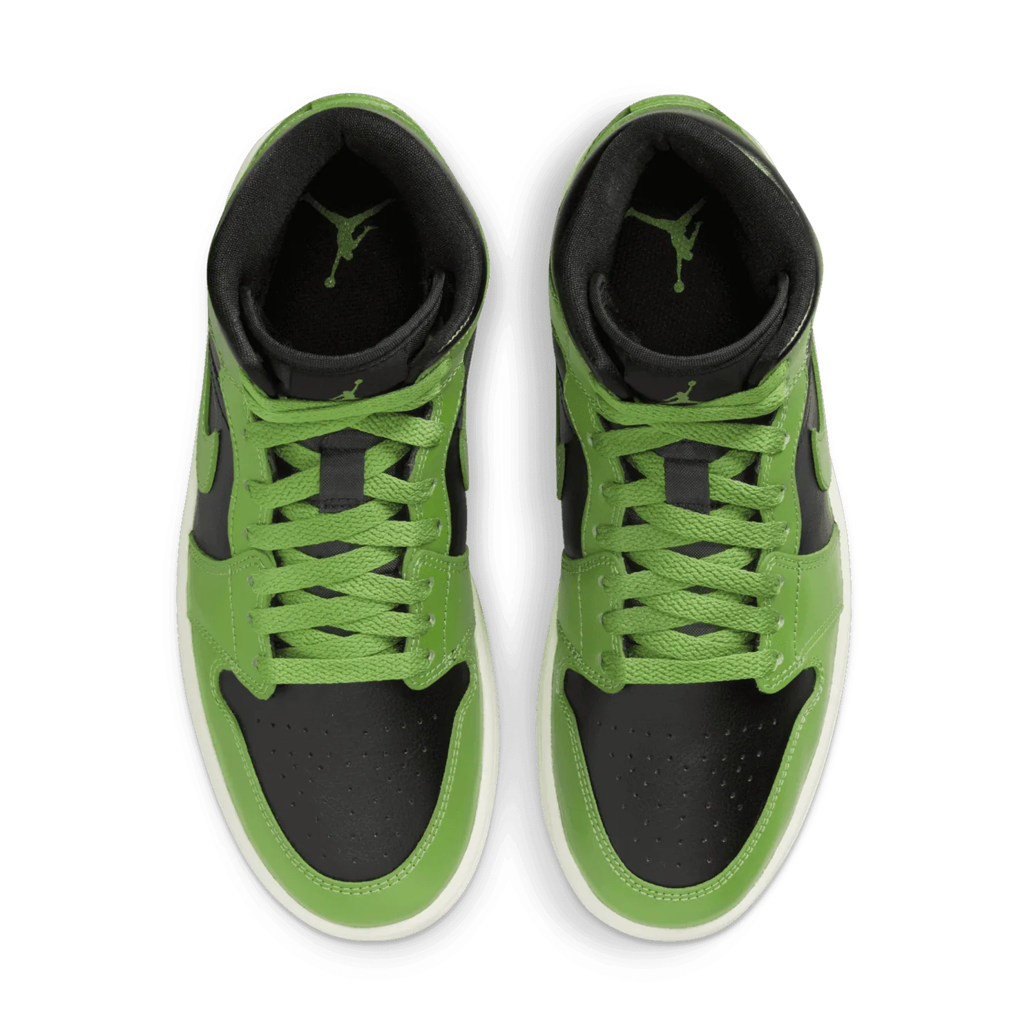 Jordan 1 Mid Black Altitude Green (W) image 3