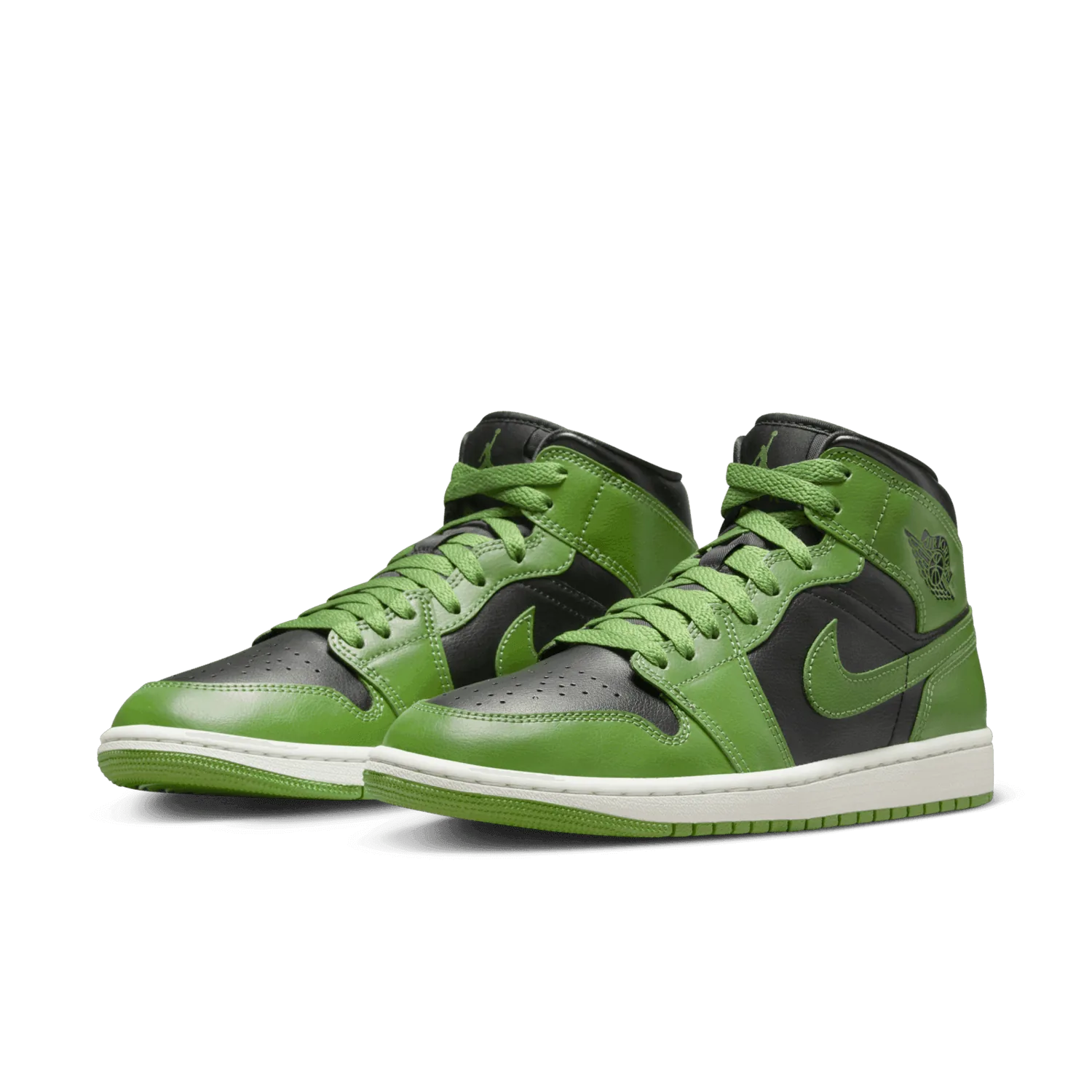 Jordan 1 Mid Black Altitude Green (W) image 4