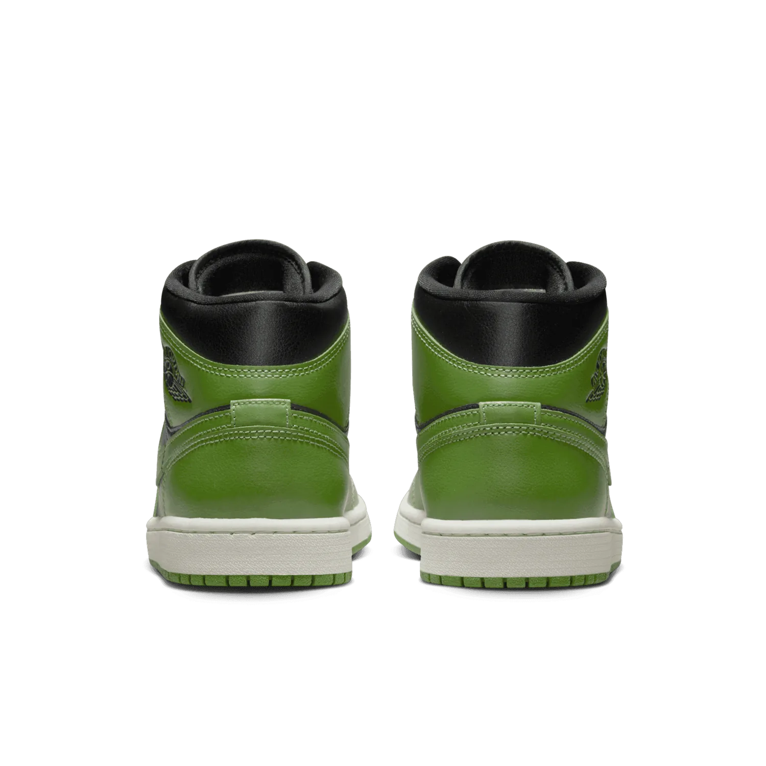 Jordan 1 Mid Black Altitude Green (W) image 5