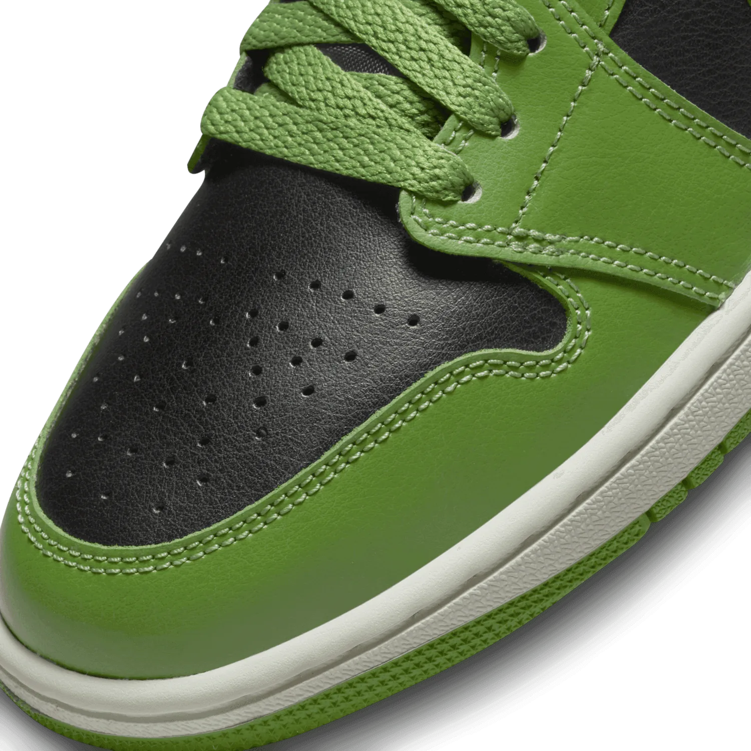 Jordan 1 Mid Black Altitude Green (W) image 6