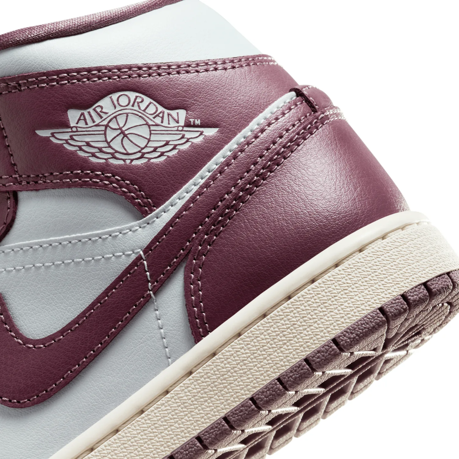 Air Jordan 1 Mid Pure Platinum Sky J Mauve (W) image 8