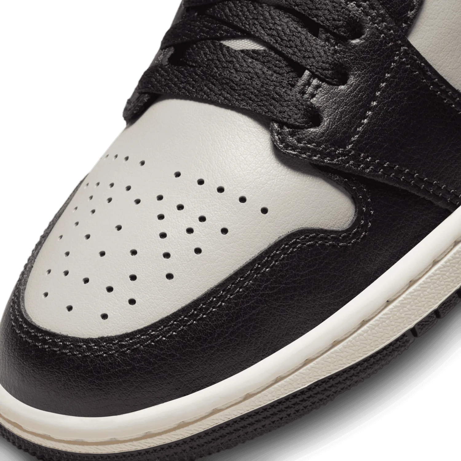 Air Jordan 1 Mid Black Gym Red College Grey (W) image 6