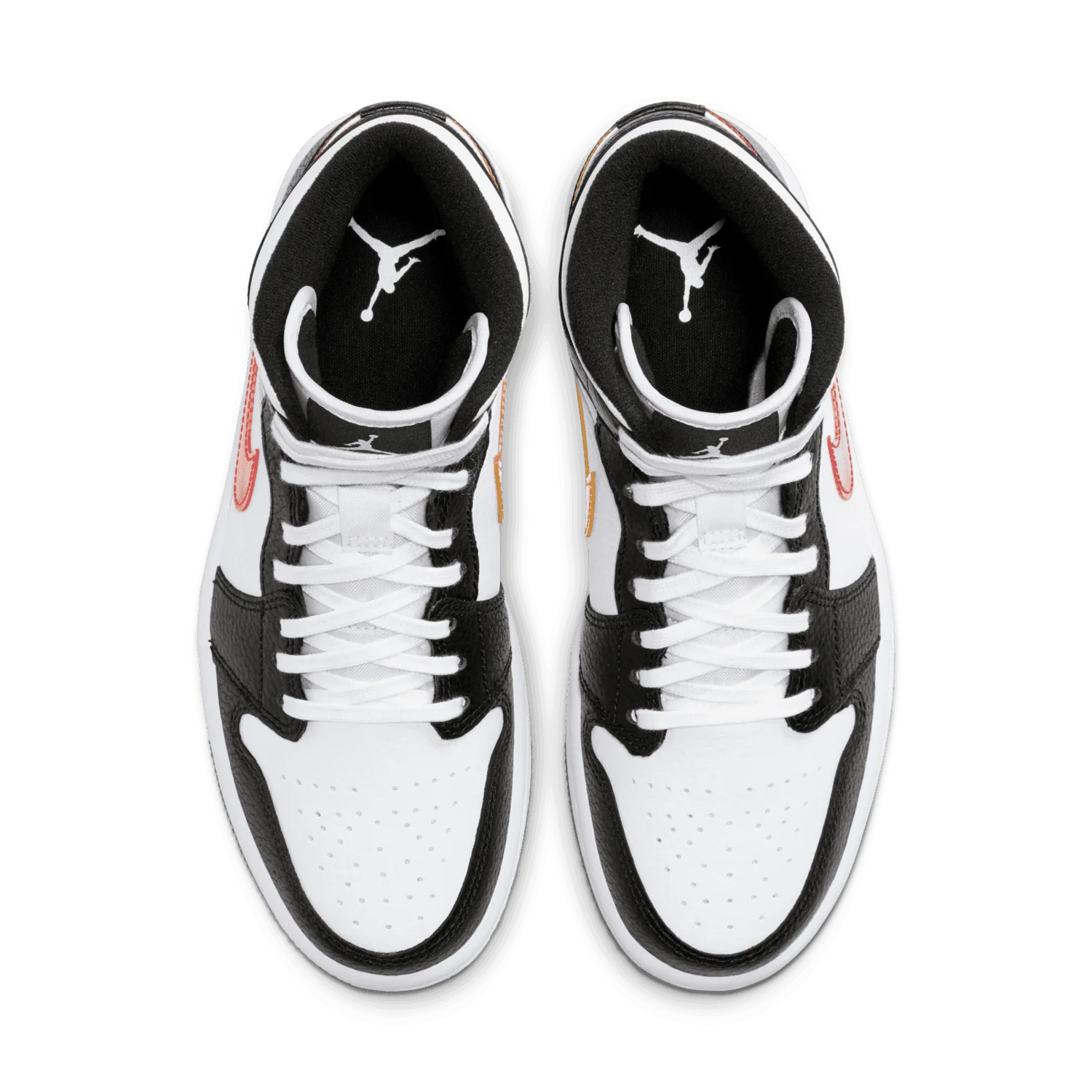 Jordan 1 Mid Alternate Swooshes Red Yellow (W) image 3