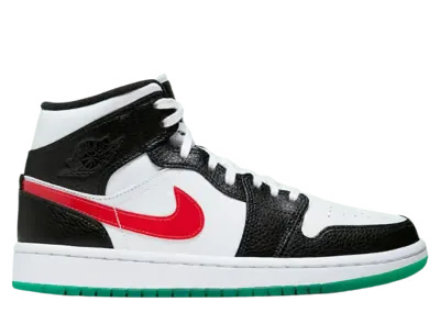 Jordan 1 Mid Alternate Swooshes Red Yellow (W)