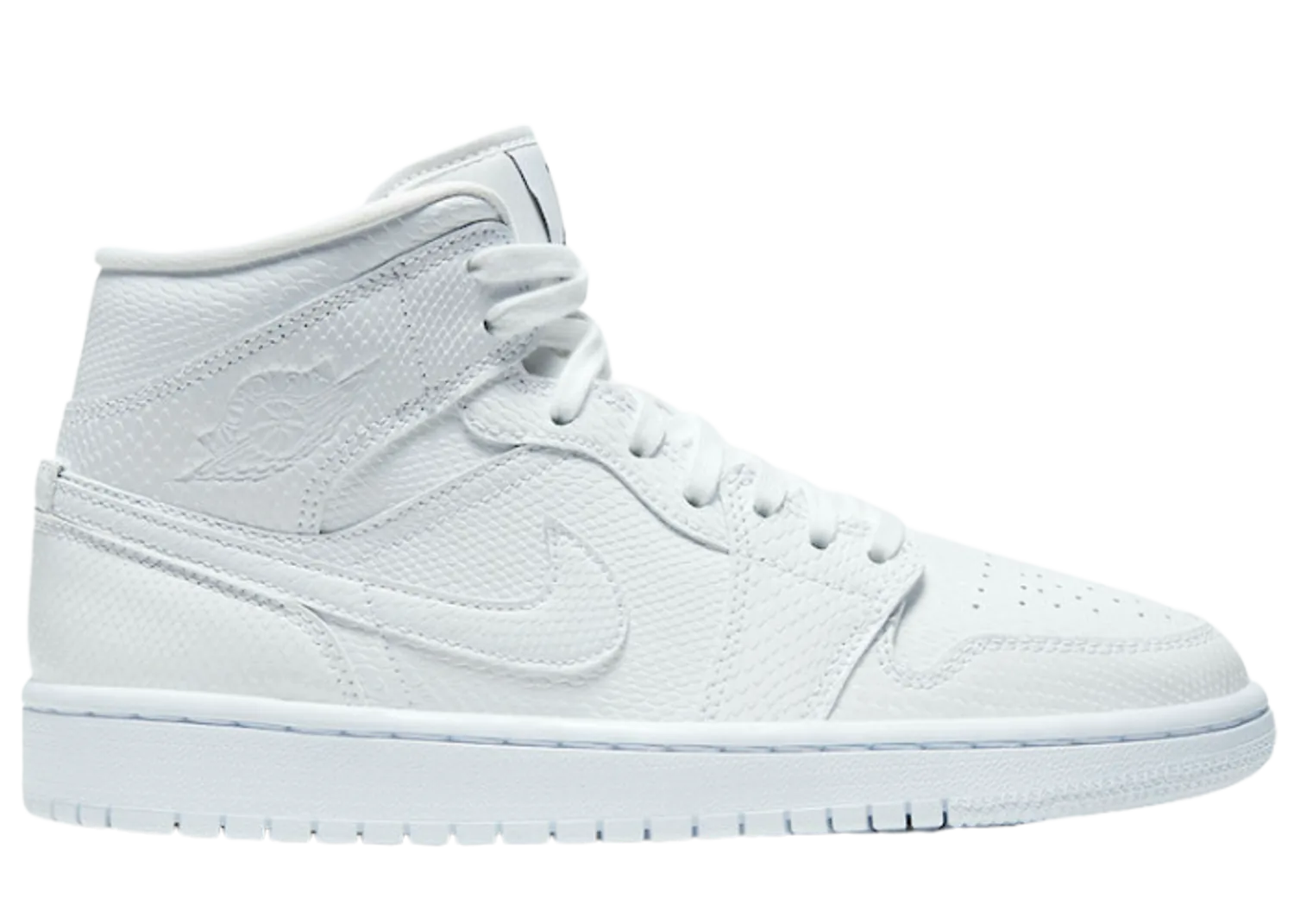 Jordan 1 Mid White Snakeskin (W)