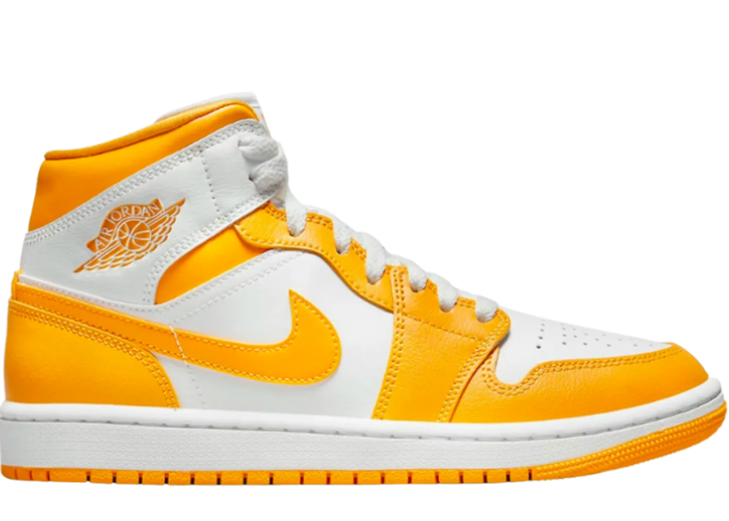 Jordan 1 Mid White Yellow (W)