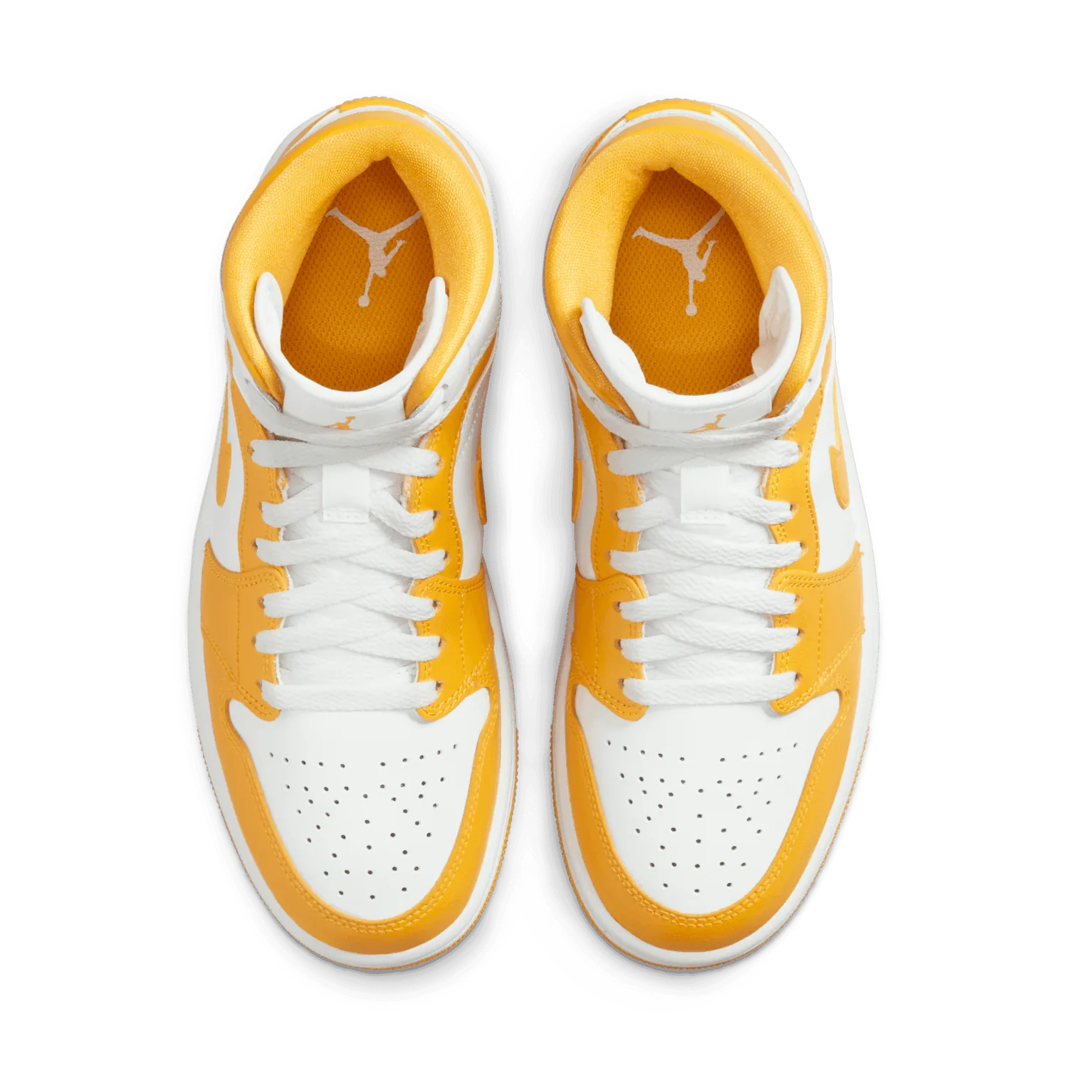 Jordan 1 Mid White Yellow (W) image 3