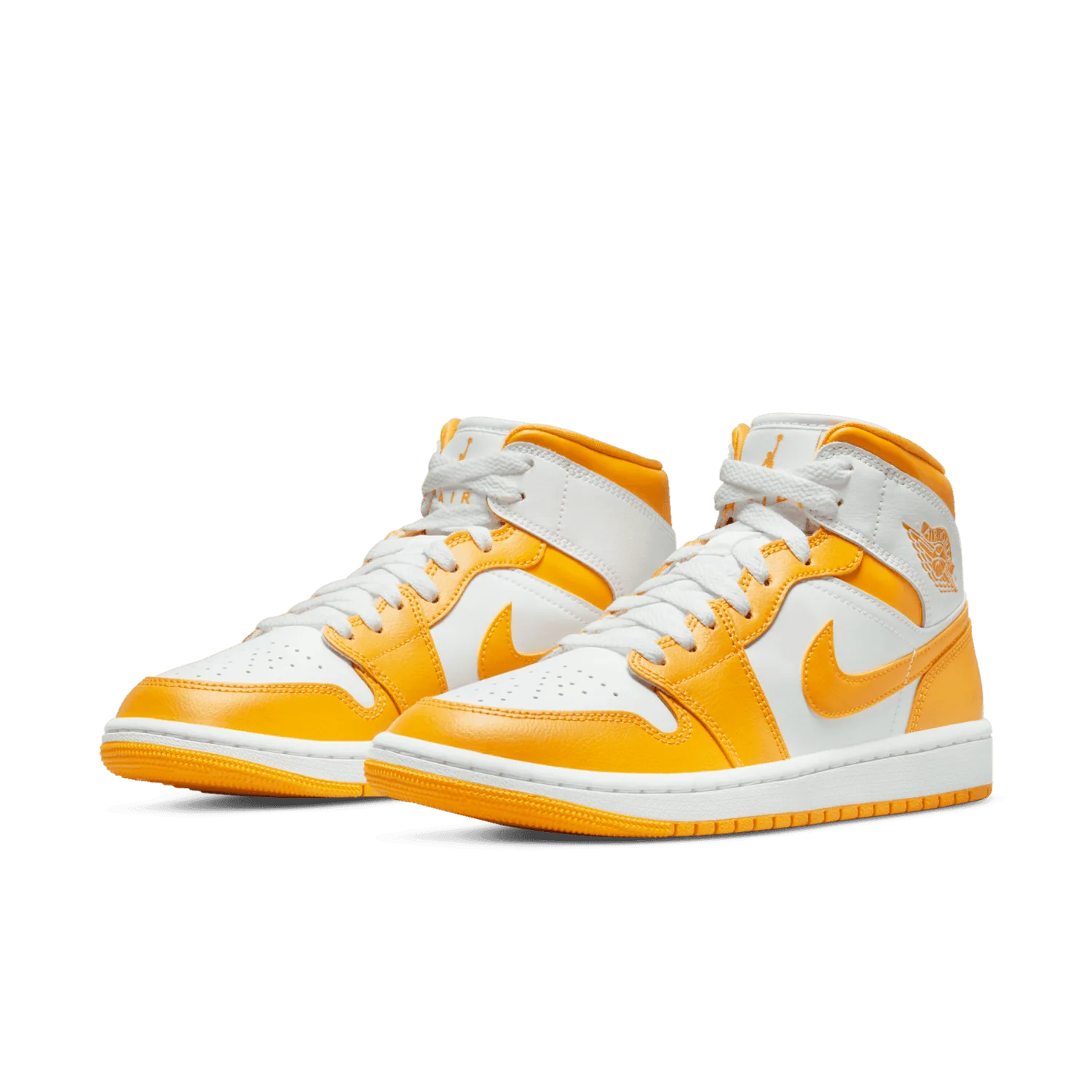 Jordan 1 Mid White Yellow (W) image 4