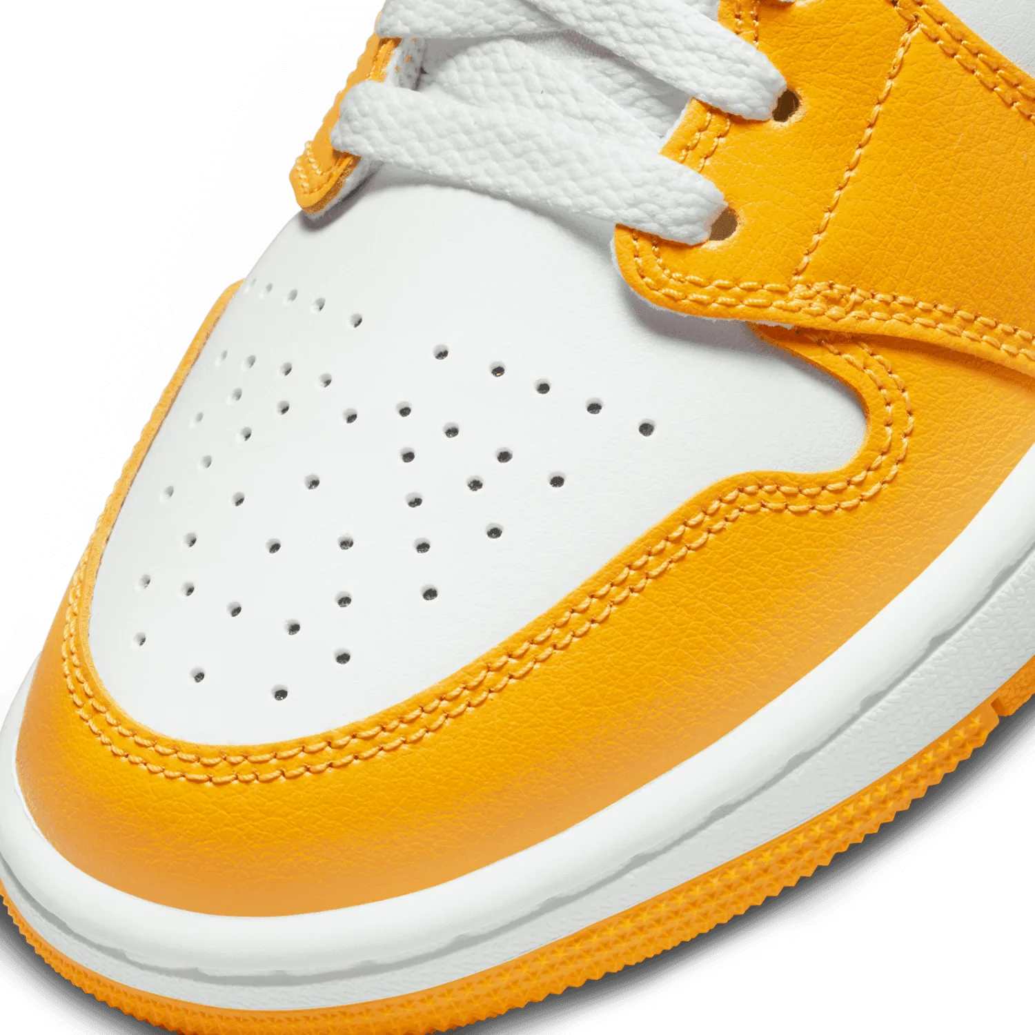 Jordan 1 Mid White Yellow (W) image 6