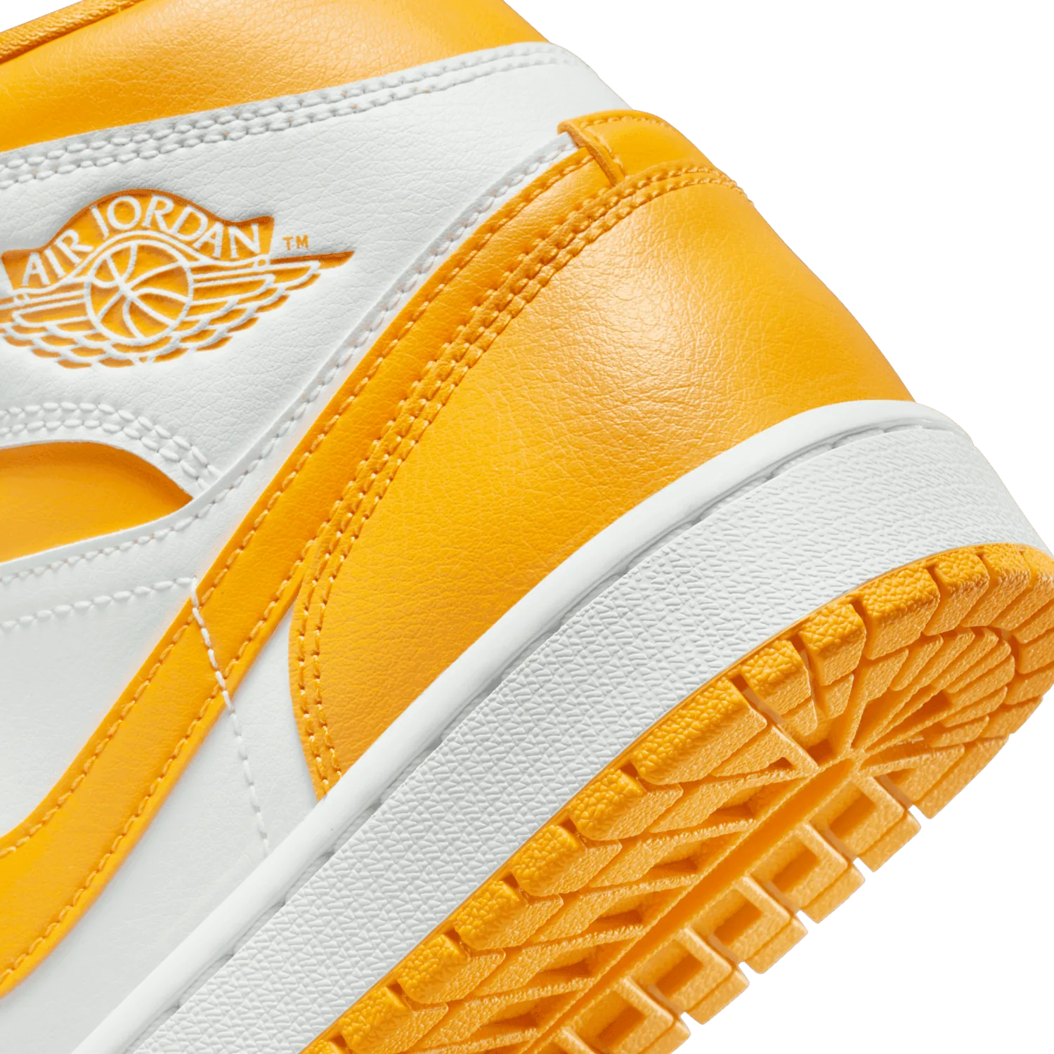 Jordan 1 Mid White Yellow (W) image 7