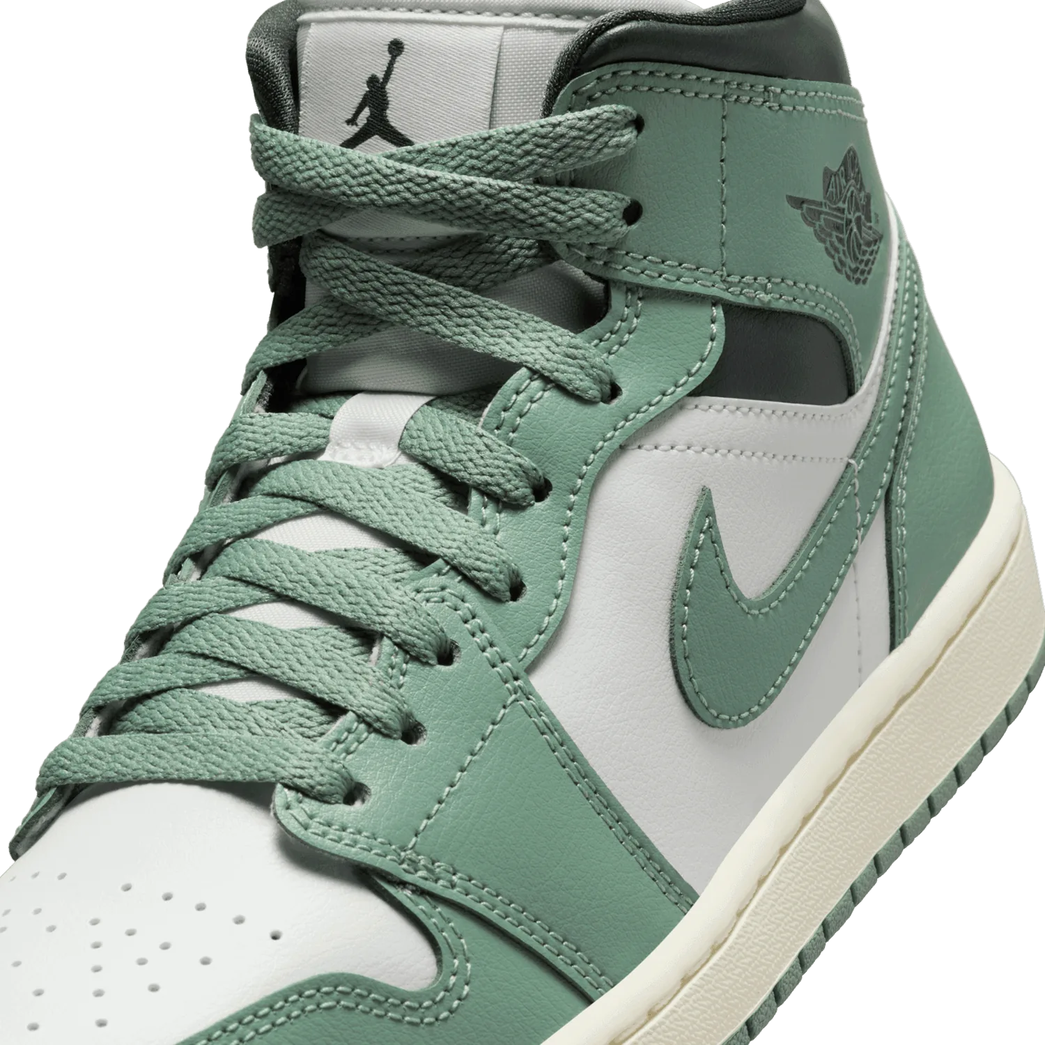 Air Jordan 1 Mid Jade Smoke (W) image 5