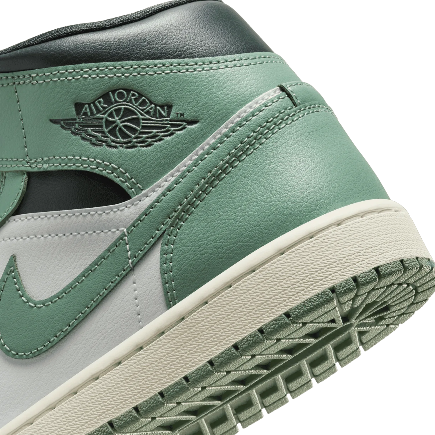Air Jordan 1 Mid Jade Smoke (W) image 6