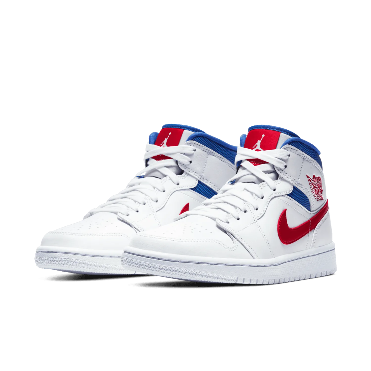 Jordan 1 Mid White Red Royal (W) image 4