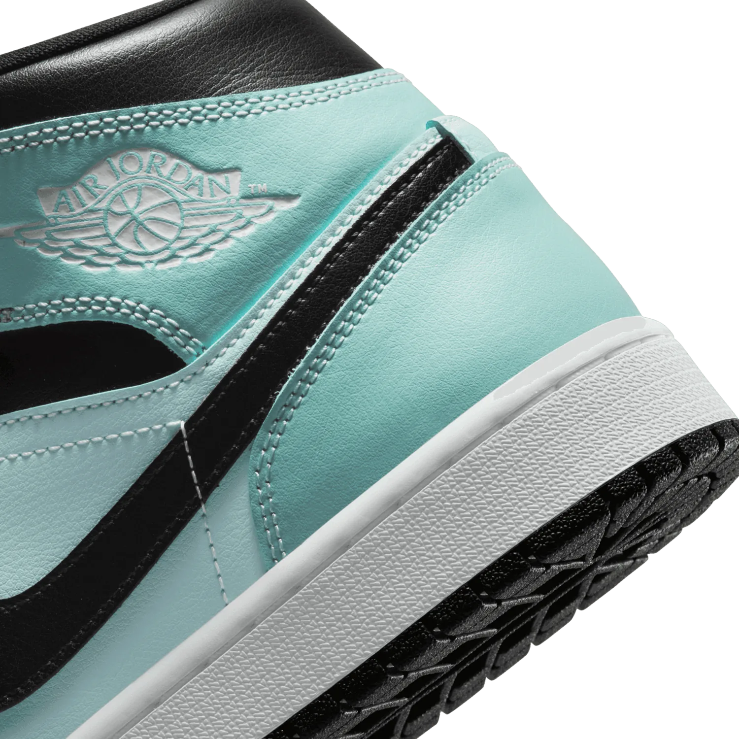 Jordan 1 Mid Aqua Blue Tint (W) image 7