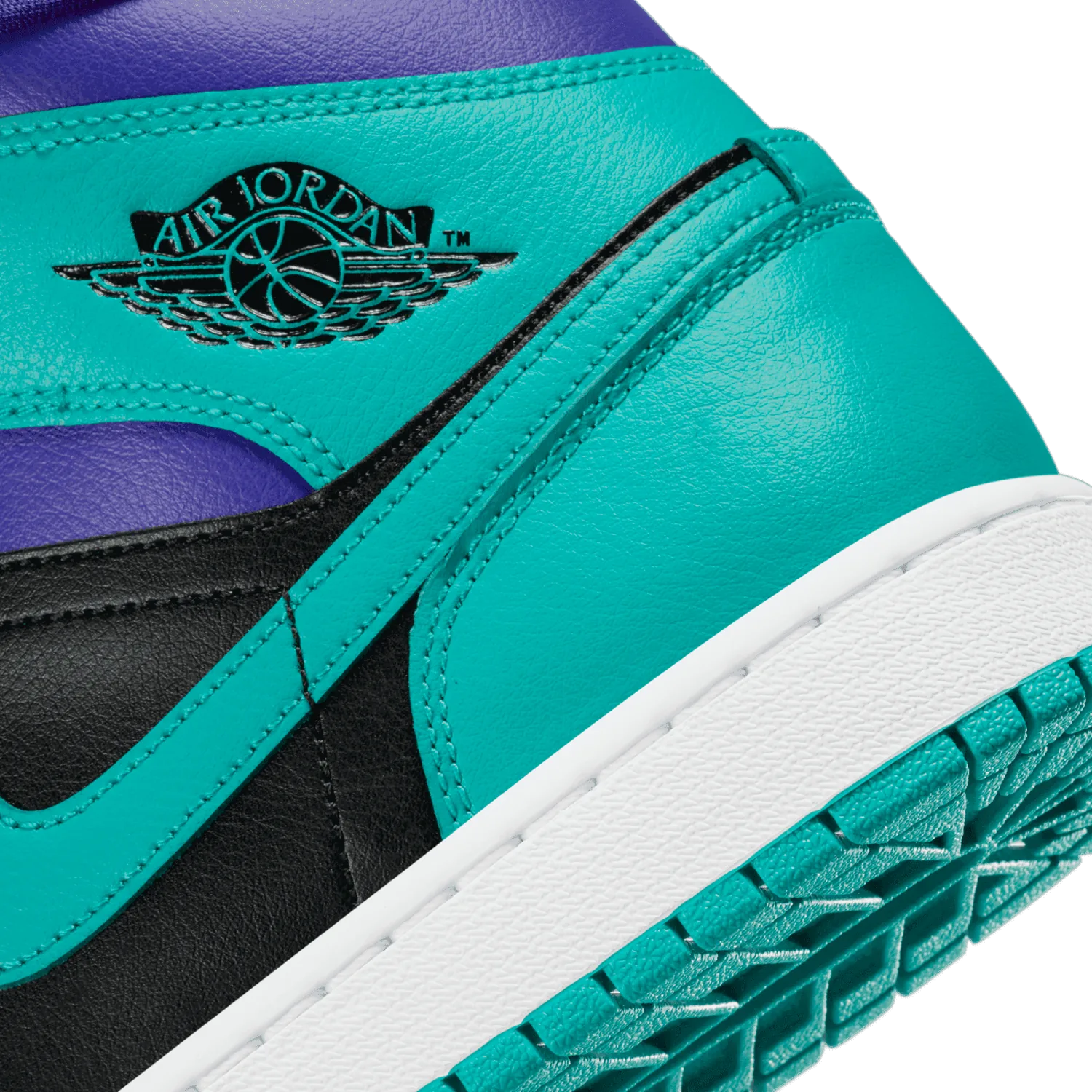 Jordan 1 Mid Black Grape (W) image 7