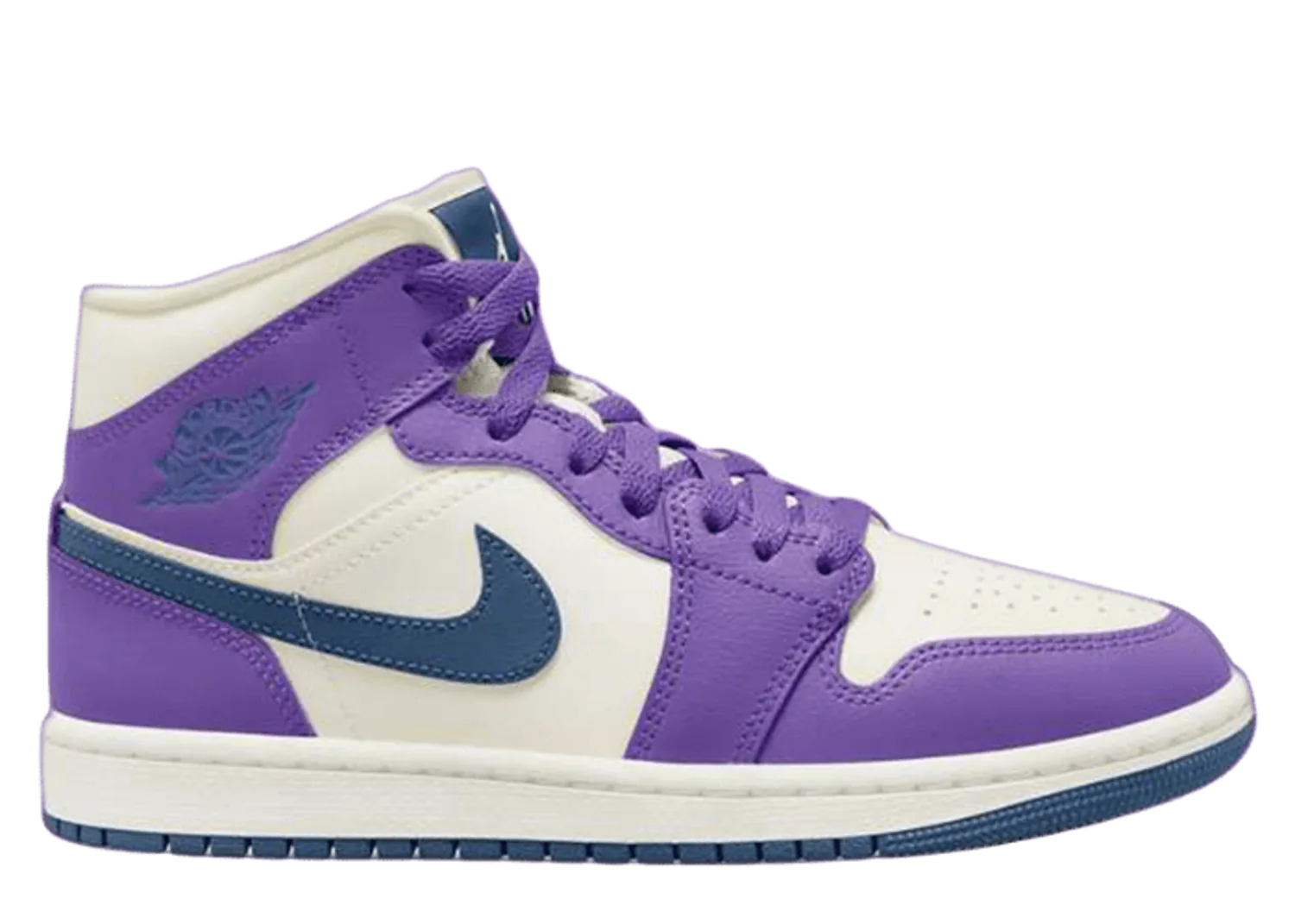 Air Jordan 1 Mid Action Grape Sky J Light Purple (W)