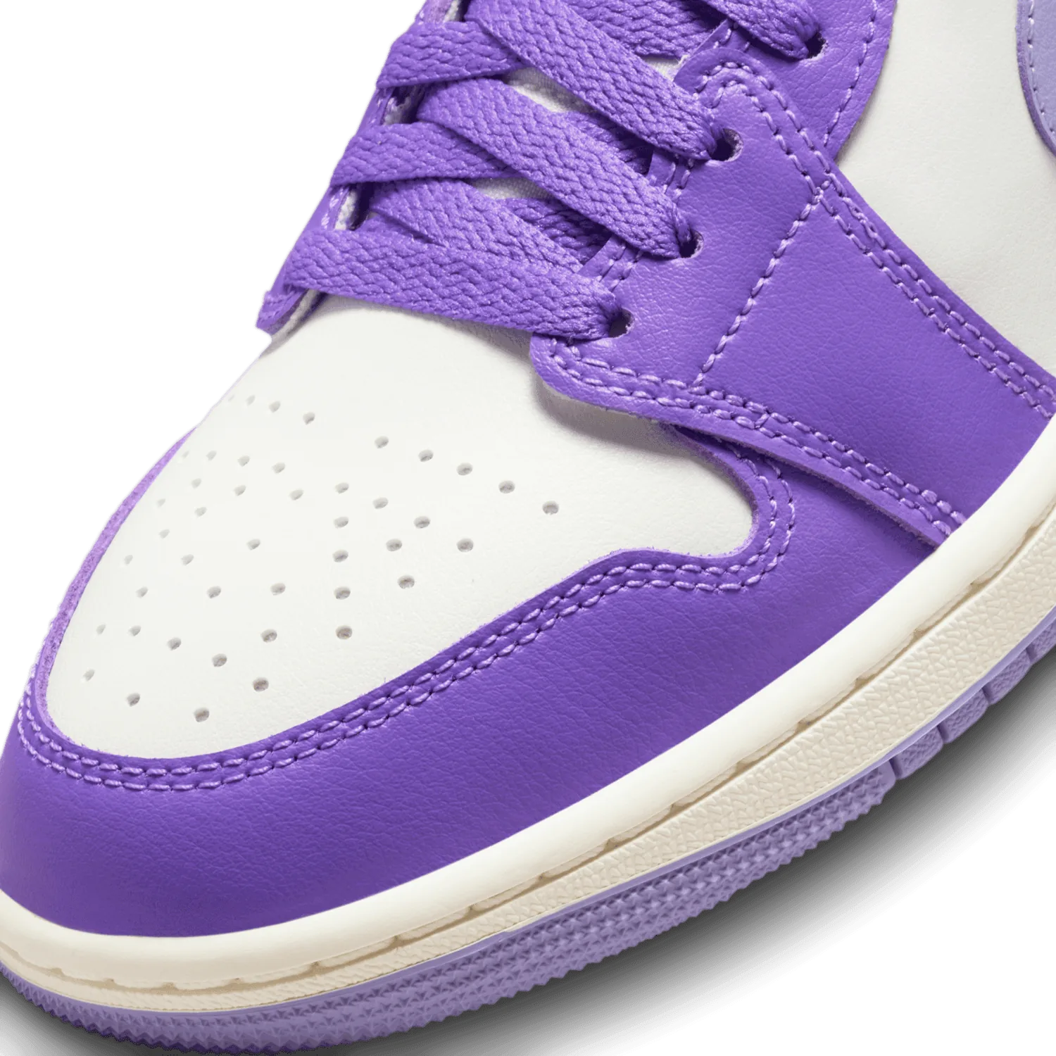 Air Jordan 1 Mid Action Grape Sky J Light Purple (W) image 6