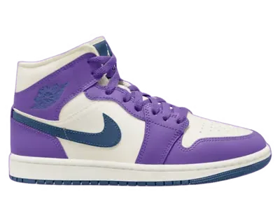 Air Jordan 1 Mid Action Grape Sky J Light Purple (W)