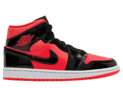 Jordan 1 Mid Hot Punch Black (W)