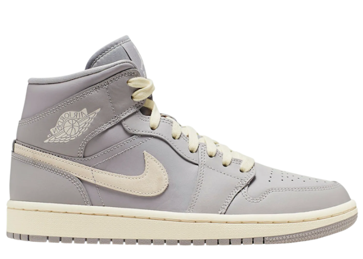 Jordan 1 Mid Atmosphere Grey Pale Ivory (W)