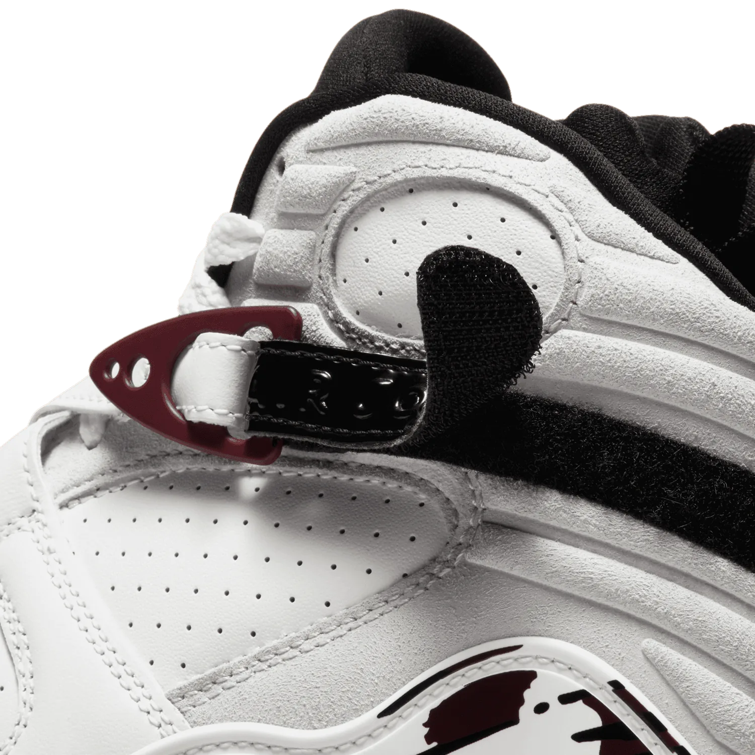Jordan 8 Retro White Burgundy (W) image 8