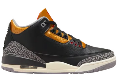 Air Jordan 3 Retro Black Cement Gold (W)