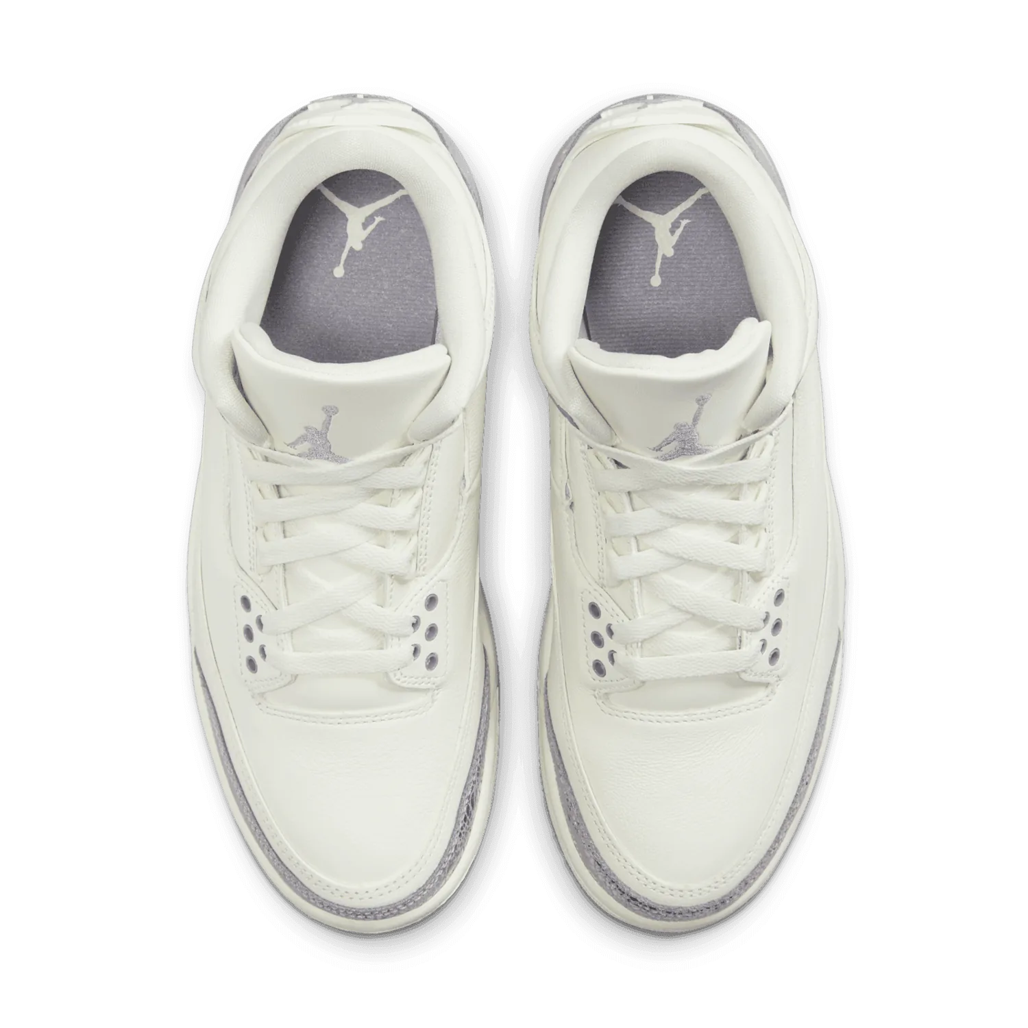 Air Jordan 3 Retro Sail Metallic Silver (W) image 2