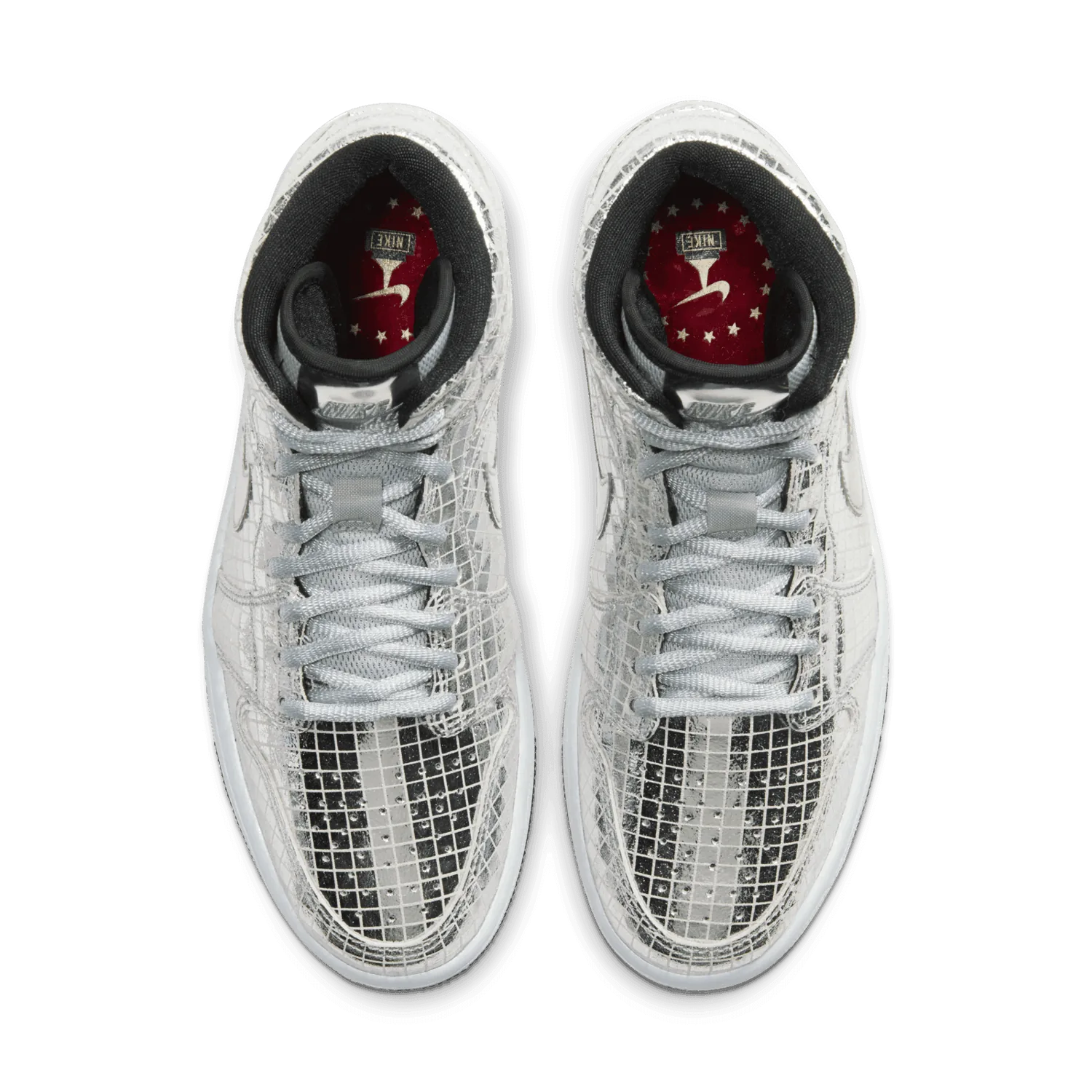 Jordan 1 Mid SE Disco Metallic Silver (W) image 3