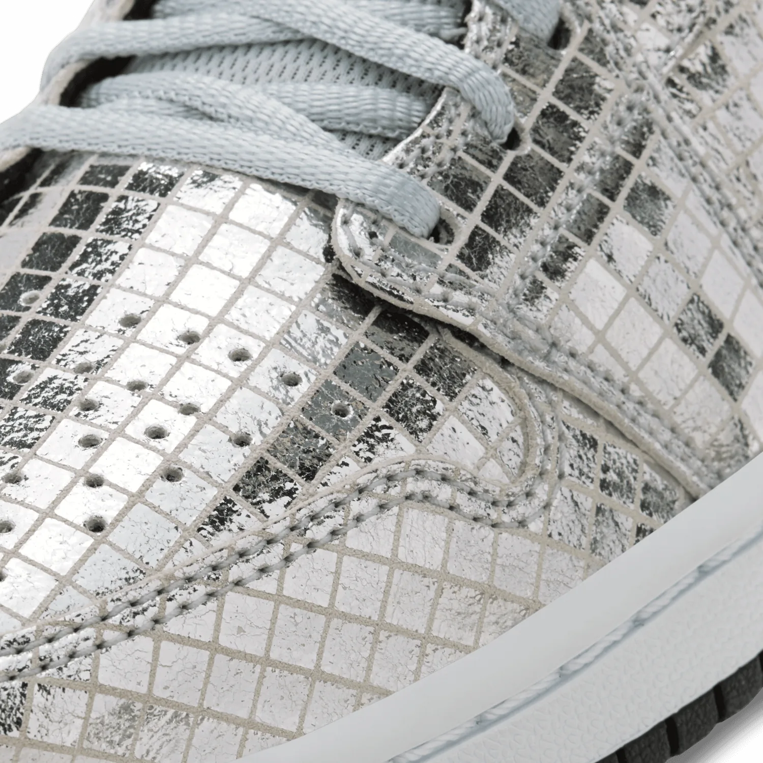 Jordan 1 Mid SE Disco Metallic Silver (W) image 6