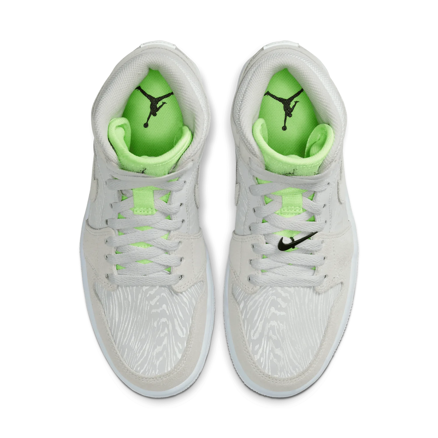 Jordan 1 Mid Vast Grey Ghost Green (W) image 3