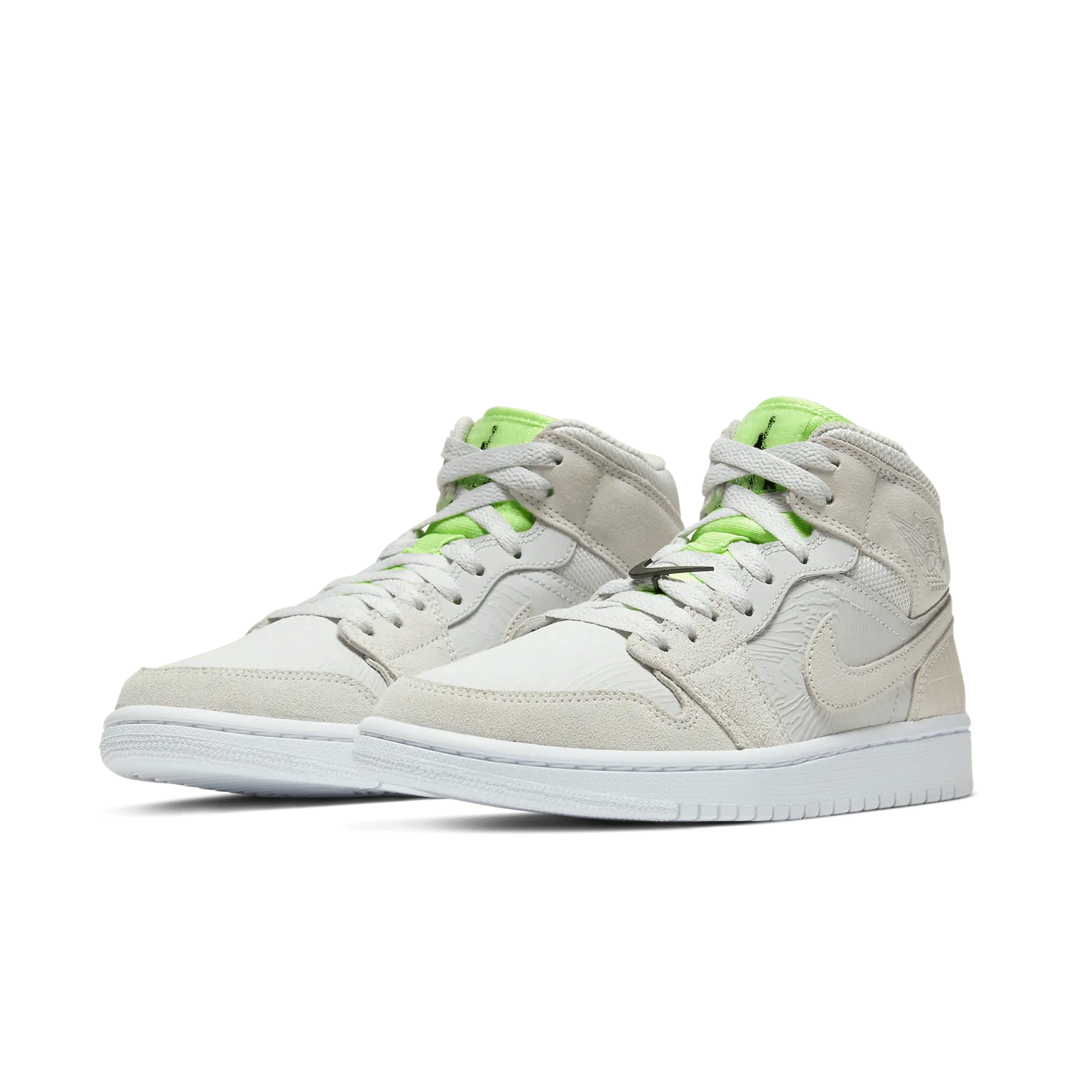 Jordan 1 Mid Vast Grey Ghost Green (W) image 4