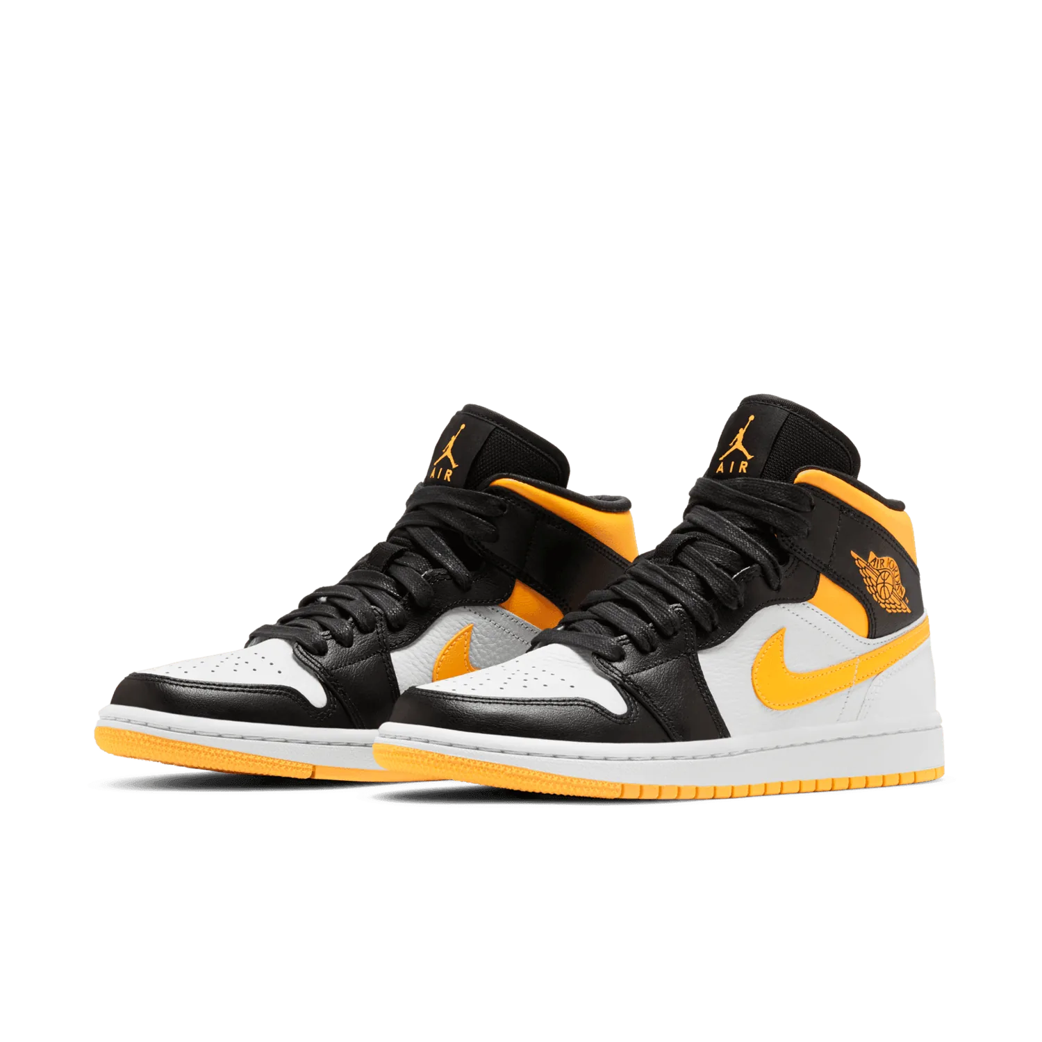 Jordan 1 Mid Laser Orange Black (W) image 4