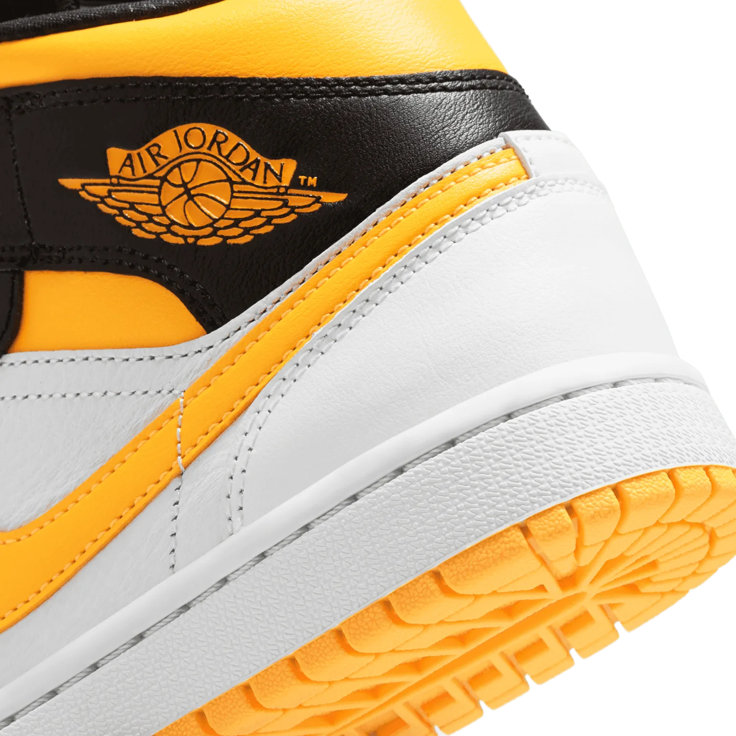 Jordan 1 Mid Laser Orange Black (W) image 7